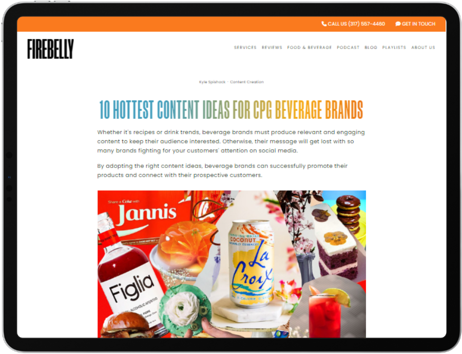 executive briefing: content creation made simple, firebelly marketing