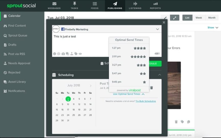 why sprout social is our favorite social media management tool, firebelly marketing